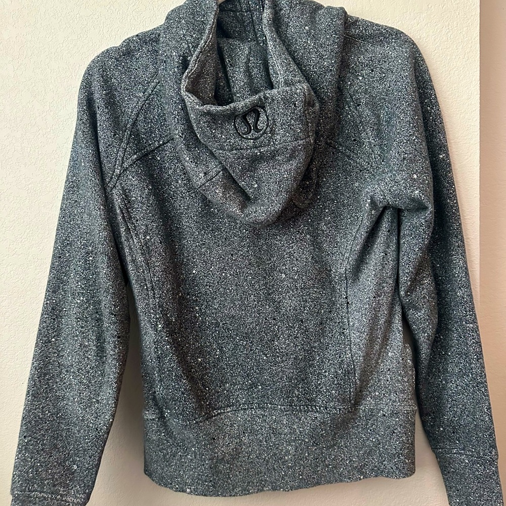 Lululemon Women's Gray Full-Zip Hoodie Sweatshirt - Picture 2 of 2